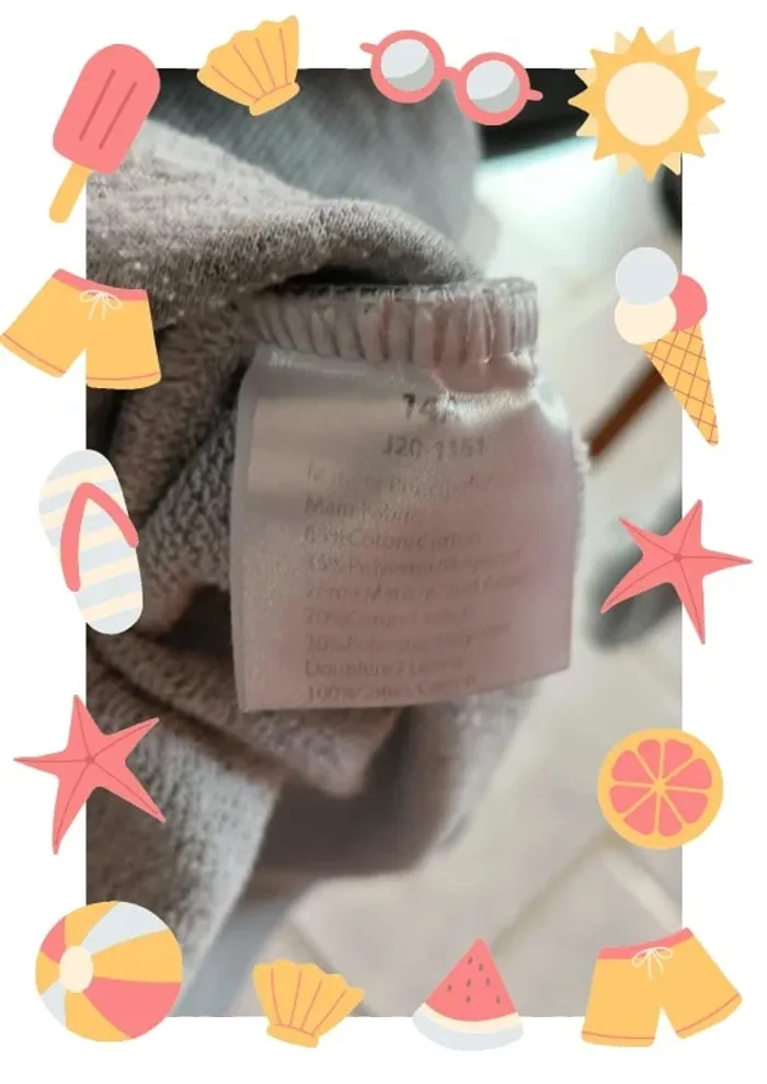 Sweat court crop top à capuche 14 ans - photo numéro 7