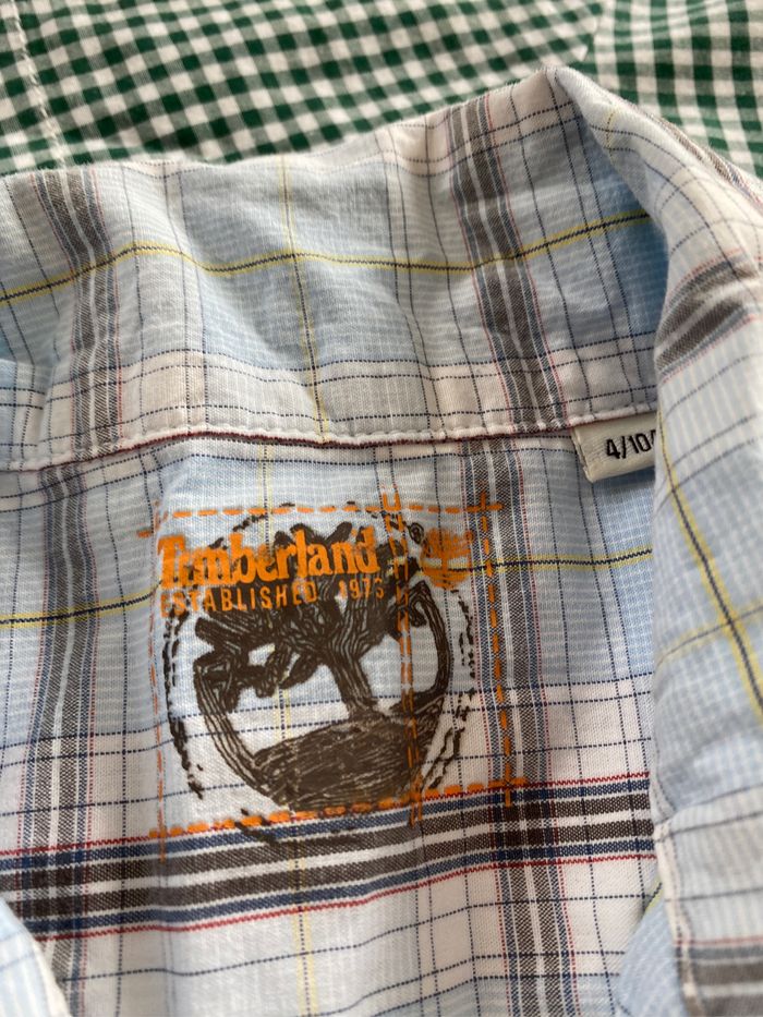 Lot 3 chemises t4 ans timberland - photo numéro 3