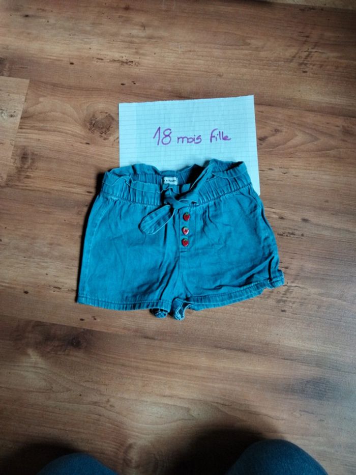 Short paperbag en jean