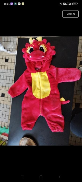Dragon déguisement bébé 