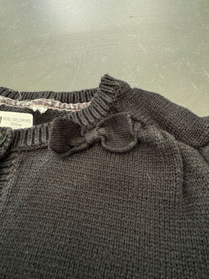 Gilet à boutons noir - photo numéro 2