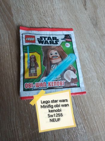 Lego star wars minifig obi wan kenobi sw1255 neuf