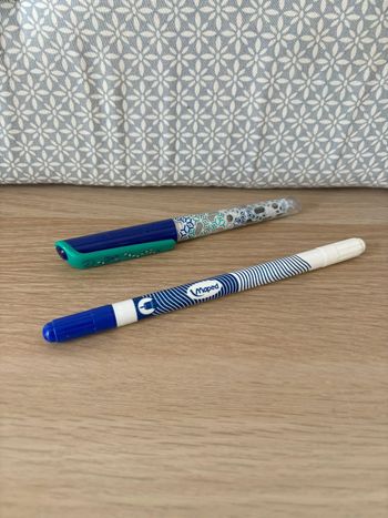 Kit d'Ecriture "Stylo Plume Bleu"