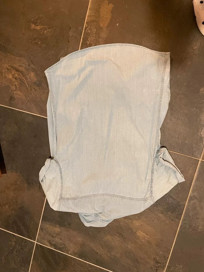 Chemisette en jean homme - photo numéro 2