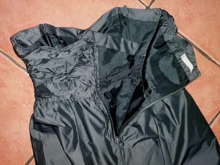 robe bustier aspect satin gris, Promod 36 - photo numéro 6