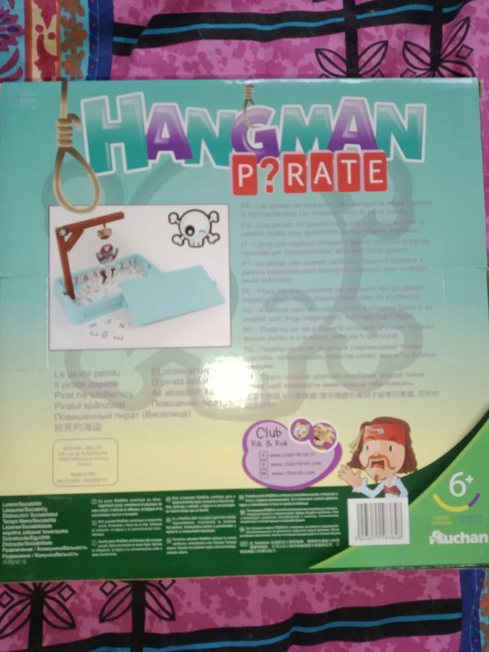 Hangman pirate neuf (Jeu du pendu) Le pirate pendu - photo numéro 2
