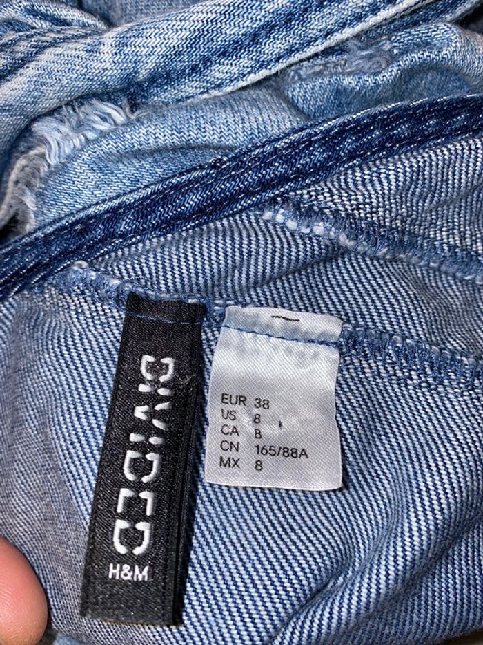 Robe En Jean Délavé Taille 36 - photo numéro 7