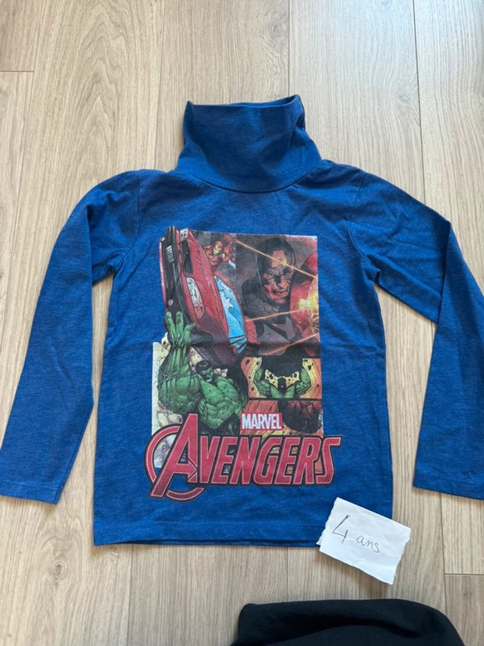 T shirt 4 ans avengers