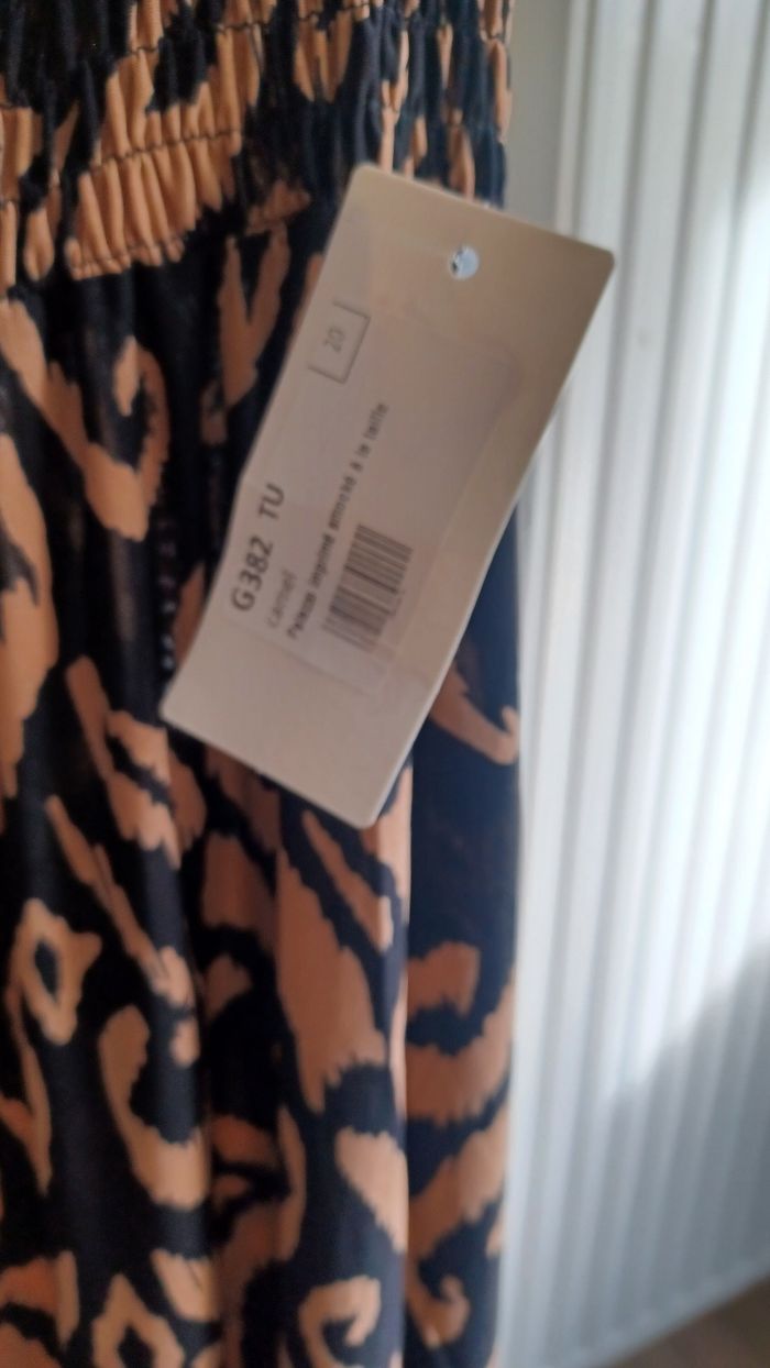 Palazzo imprimé snocké à la taille - photo numéro 2