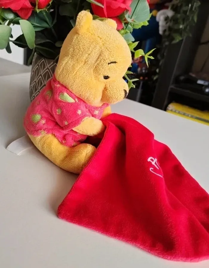 Lot de 2 doudou/peluche - Winnie l'ourson, Disney - photo numéro 2