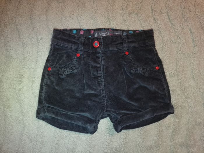 Short en velours