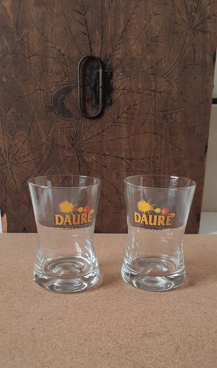 Lot de 2 verres apéritif "DAURE"
