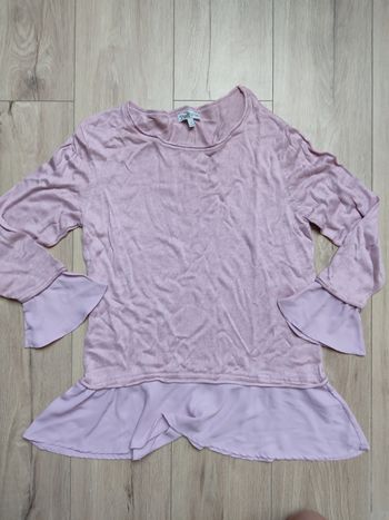 Pull fin femme rose