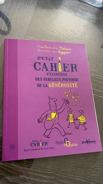 Petit cahier d’exercices -pouvoirs générosité Neuf
