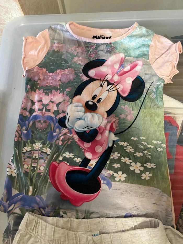 Ensemble Minnie taille 4-5ans marque disney - photo numéro 2
