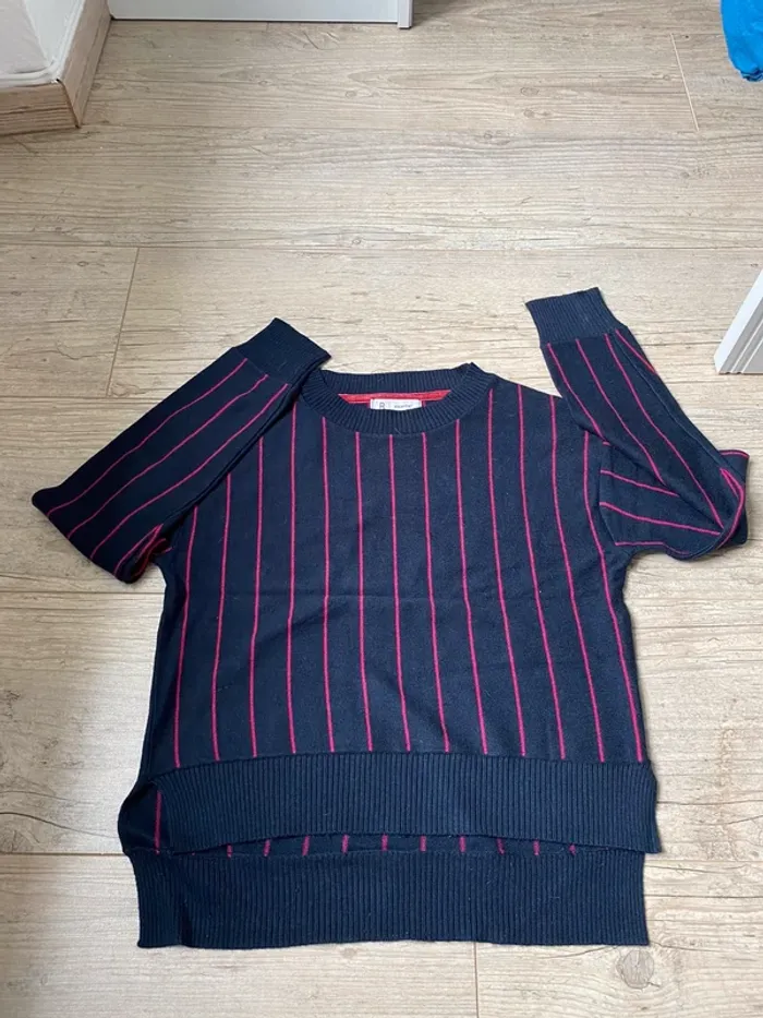 pull col montant fille