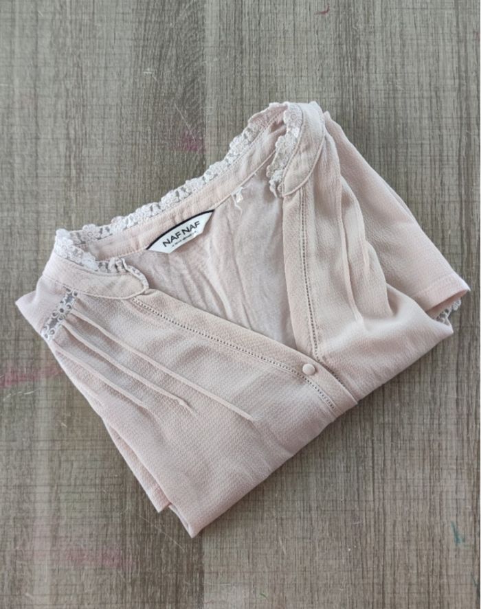 Blouse femme Naf Naf – Taille L – Rose – Très bon état - photo numéro 7