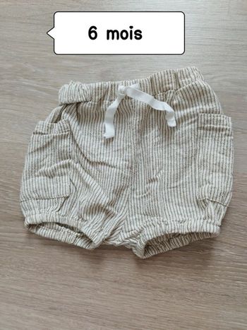 Short boomer bébé garçon