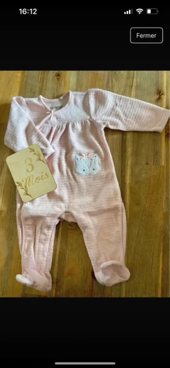 Pyjama en velours