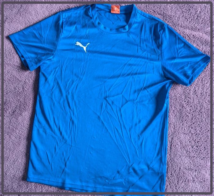 T-shirt Puma taille M homme bleu - photo numéro 2