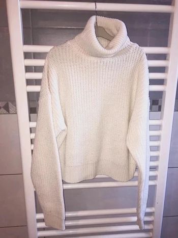 Pull col roulé écru Jennyfer taille XS en tbe à 6 euros