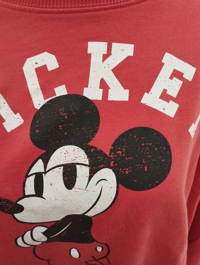 Sweat rouge Disney Taille XXS - photo numéro 4