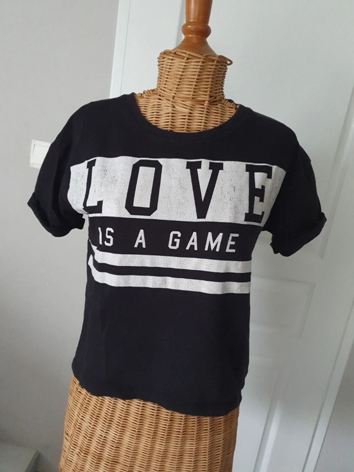 t-shirt noir taille 1 cache cache GA1 - photo numéro 4