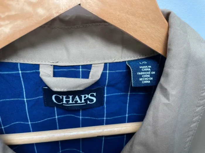 Harrington Jacket Chaps by Ralph Lauren Beige Mens XL - photo numéro 5