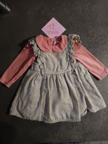 Ensemble robe et body 12 mois