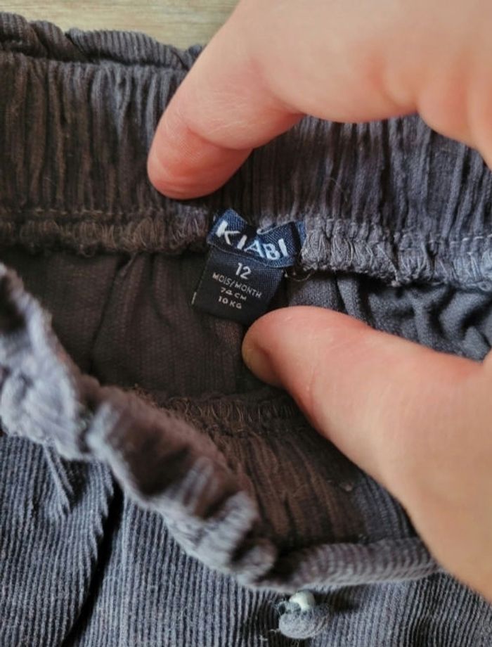 Bloomer velours côtelé taille 12 mois - photo numéro 3