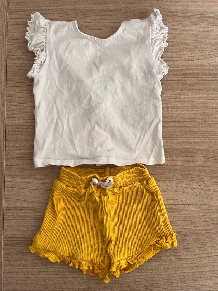 Ensemble short et teeshirt à pression - photo numéro 3