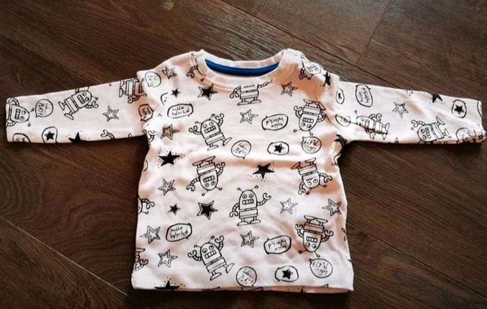 Lot t-shirts à manches longues bébé garçon 2/4 mois - photo numéro 4