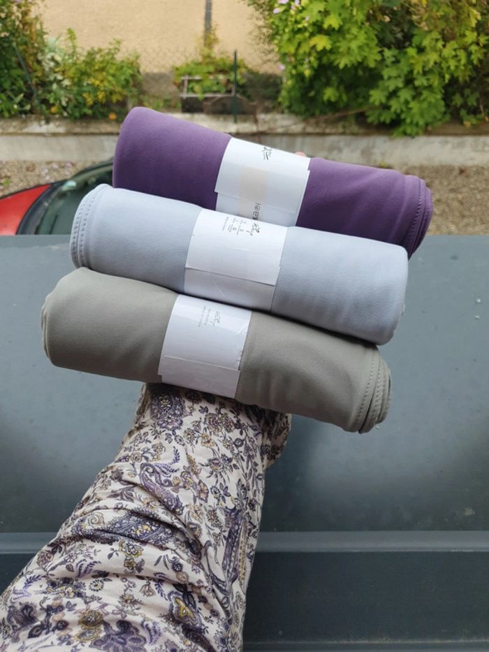 Lot de 3 voiles/hijab en jersey premium luxe - photo numéro 13