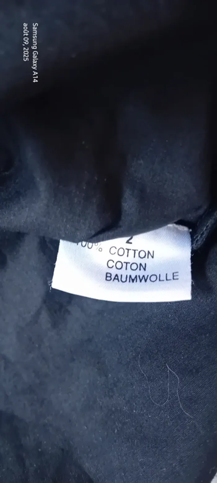 Tunique longue manches longues en coton esprit oriental avec broderies noir femme 38/40 lily rose - photo numéro 16