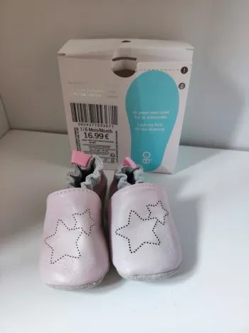 Chaussons souples 1 à 6 mois