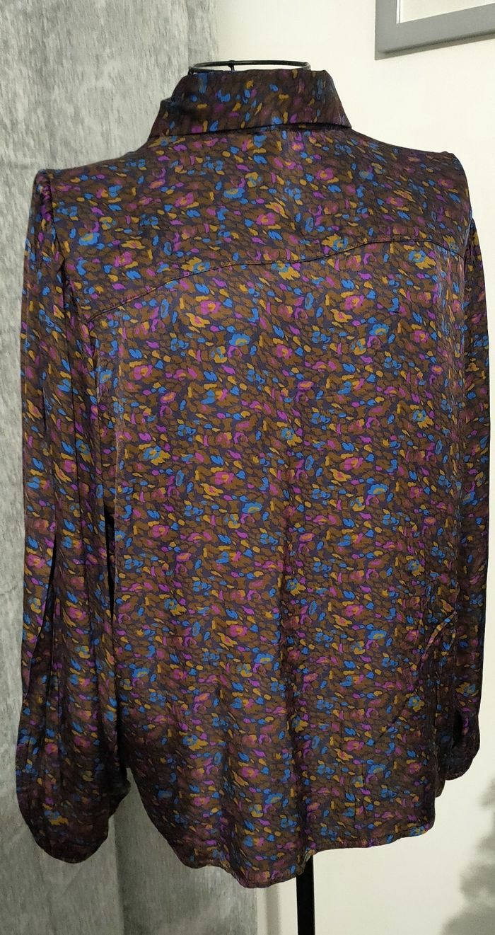 Chemise manches longues motifs léopard - photo numéro 2