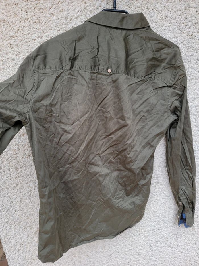 Chemise slim cargo no excess kaki neuve - photo numéro 3