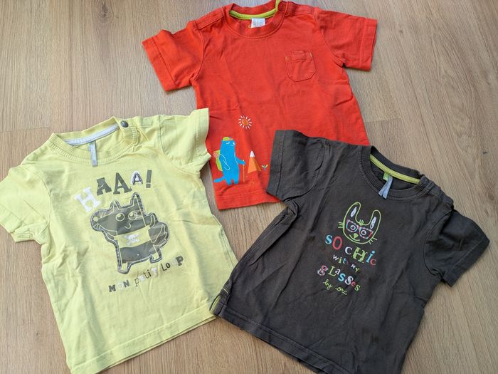 Lot t shirt 18 mois