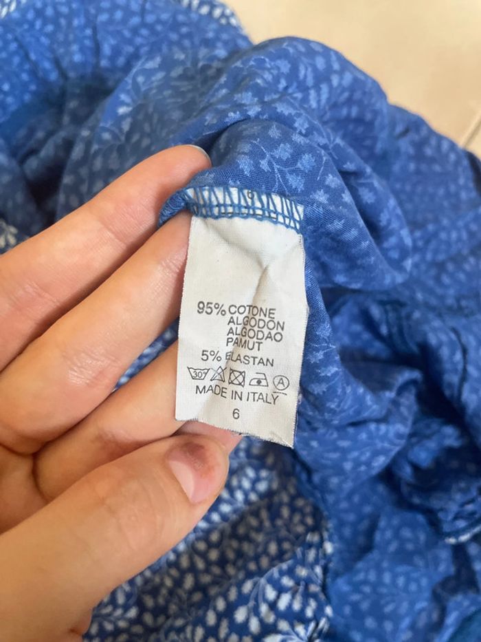 Robe ample bleu à motifs XXL - photo numéro 3
