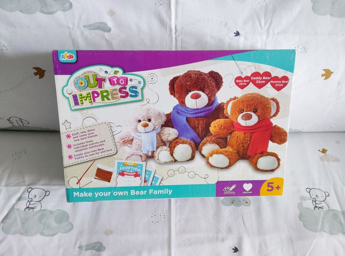 Kit Créatif Fabrique ta Propre Peluche – 3 Ours
