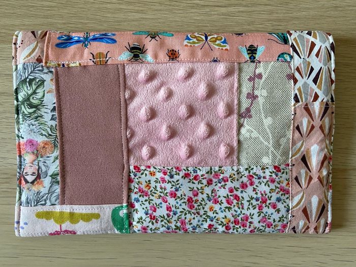 Pochette Patchwork rose - photo numéro 3