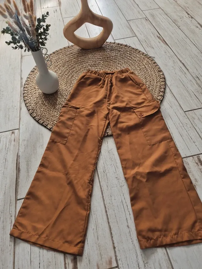 Pantalon cargo évasé 10 ans fille - photo numéro 2