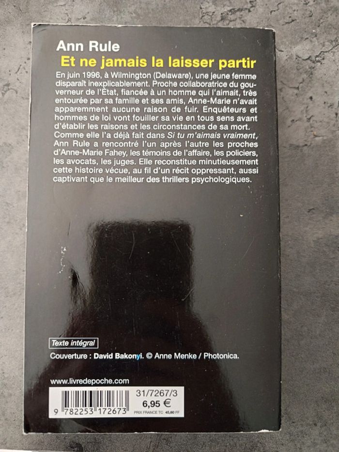 Et je jamais la laisser partir - Ann Rule - photo numéro 2