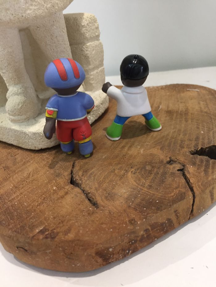 Lot de deux petit ours brun - photo numéro 2