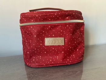 Vanity Nocibé rouge et dorée avec motifs étoiles - neuve 