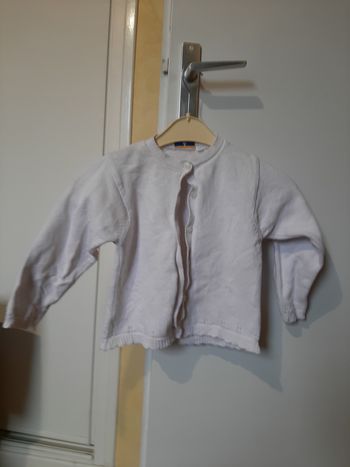 Gilet blanc sergent major taille 6 ans 