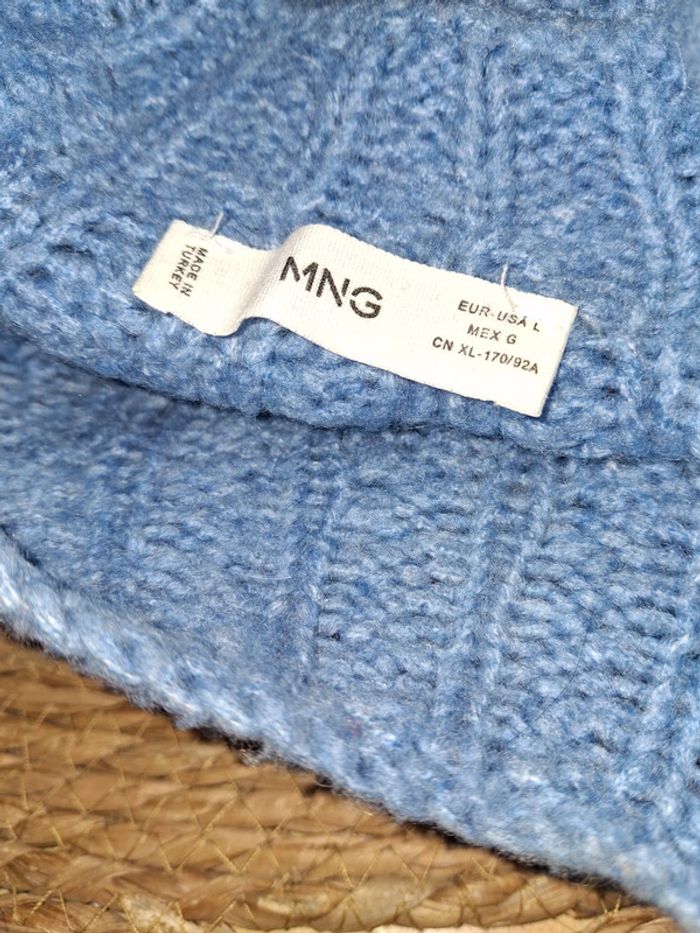 Pull bleu lavande Mango L - photo numéro 3