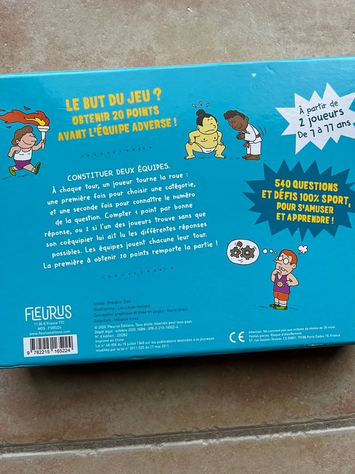 Jeu quiz et défis 100% sport fleurus - photo numéro 2