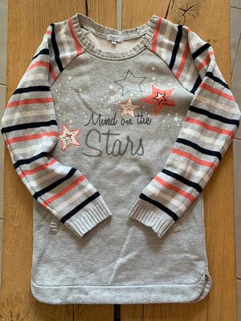 Robe grise manches longues fille 10 ans Alphabet