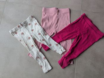 Lot leggings fille 